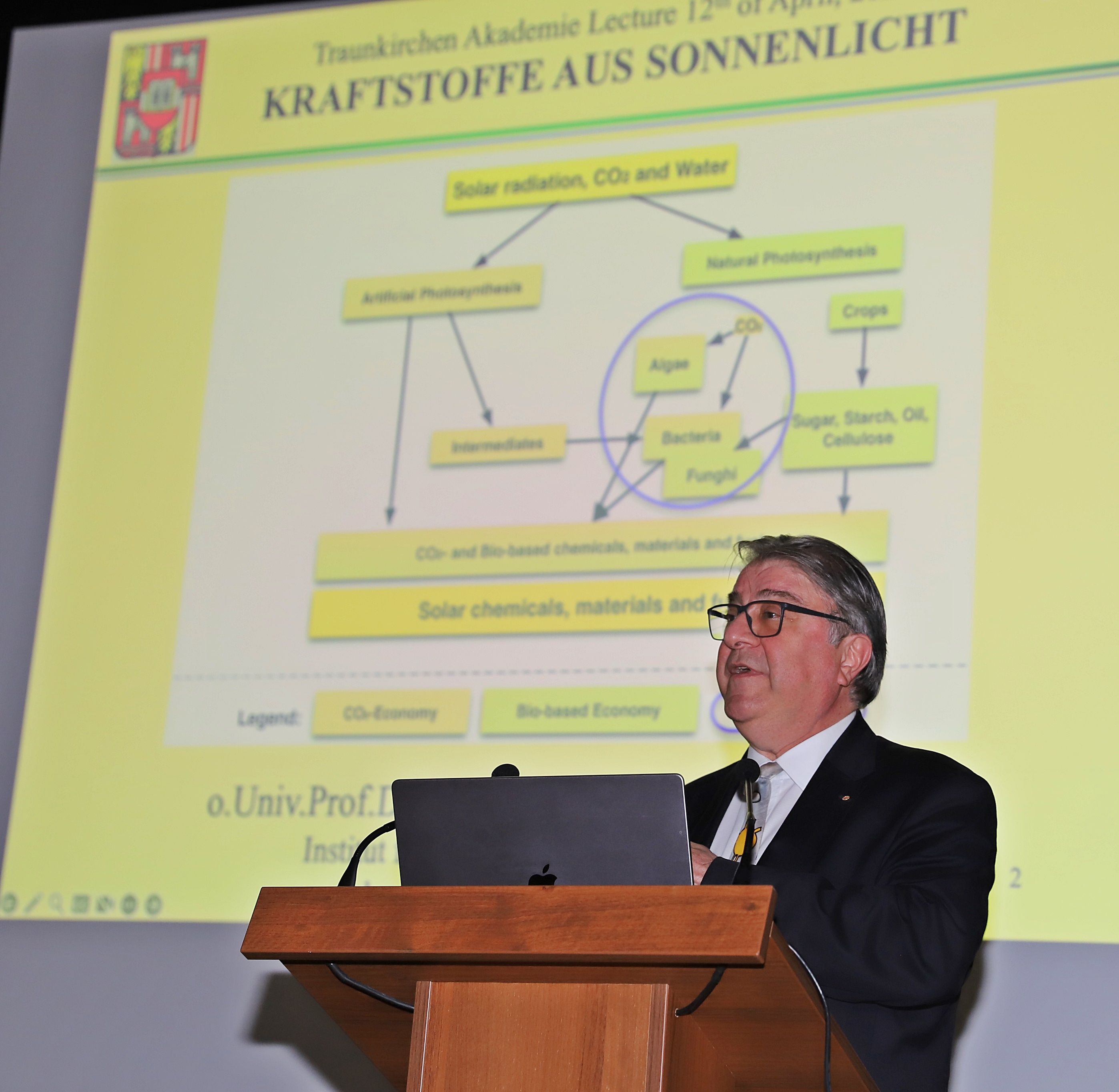 Vortrag "Kraftstoffe aus Sonnenlicht" Univ. Prof. Sariciftci